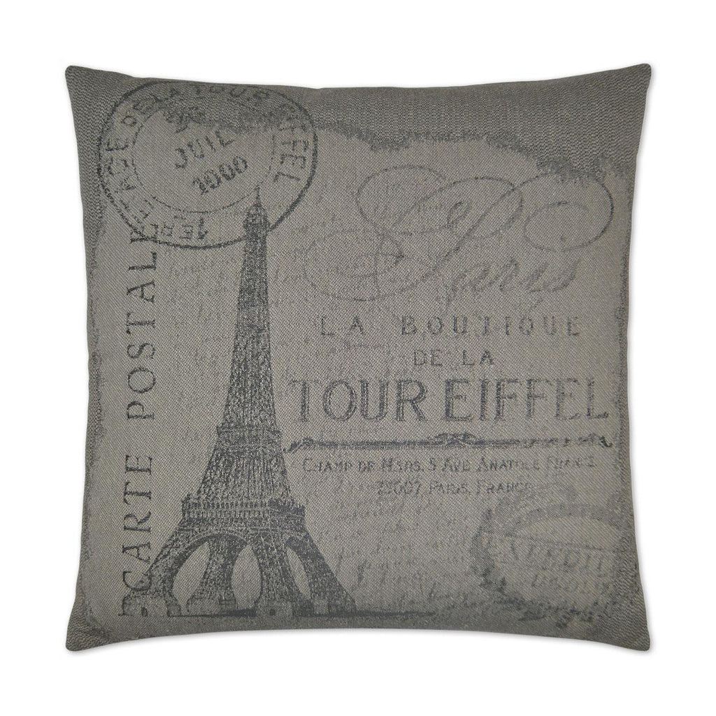 D.V. Kap Home Cartolina Graphite 24" x 24" Pillow Cover