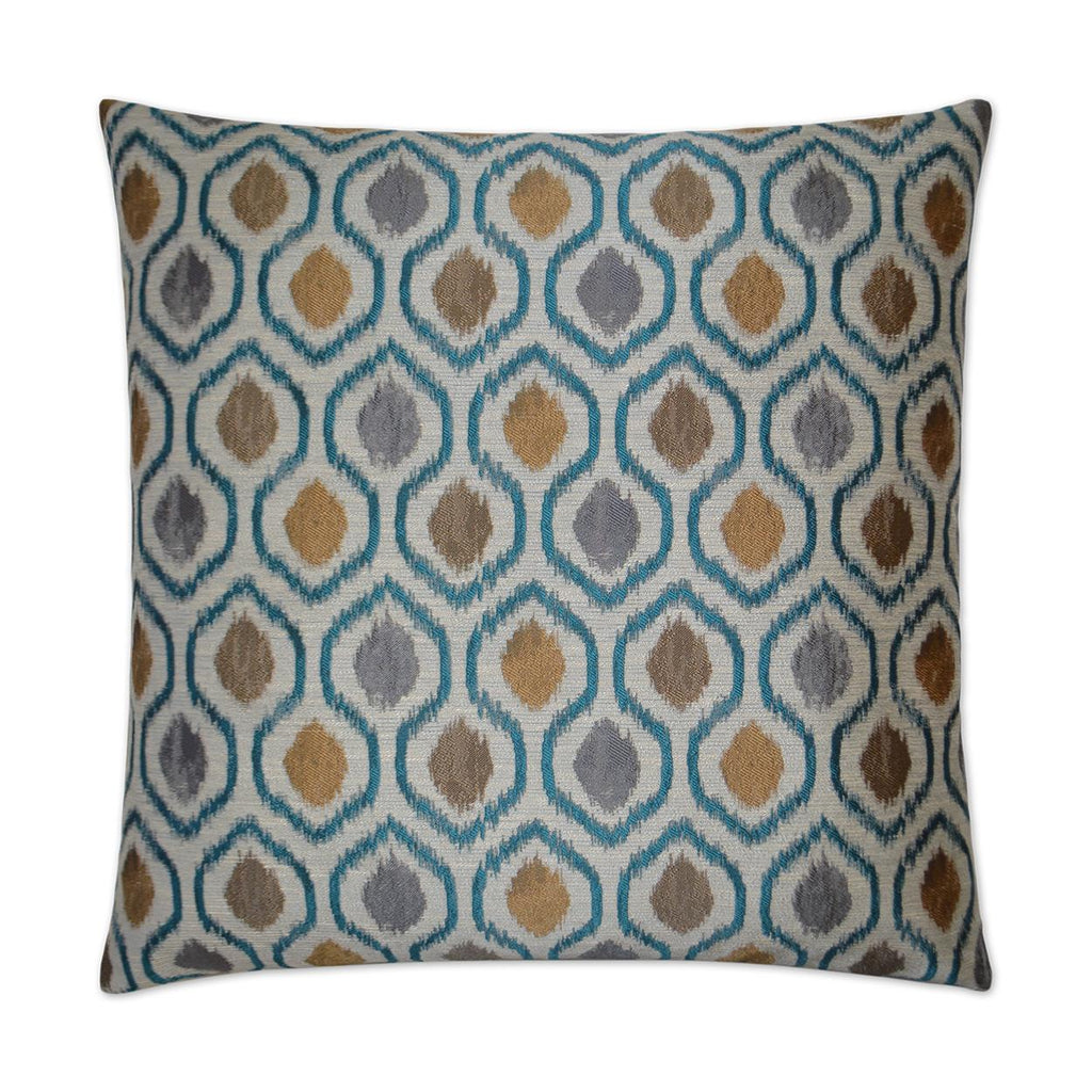 D.V. Kap Home Brandon Turquoise 24" x 24" Pillow Cover