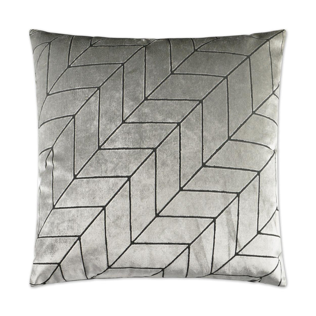 D.V. Kap Home Villa Silver 24" x 24" Pillow Cover