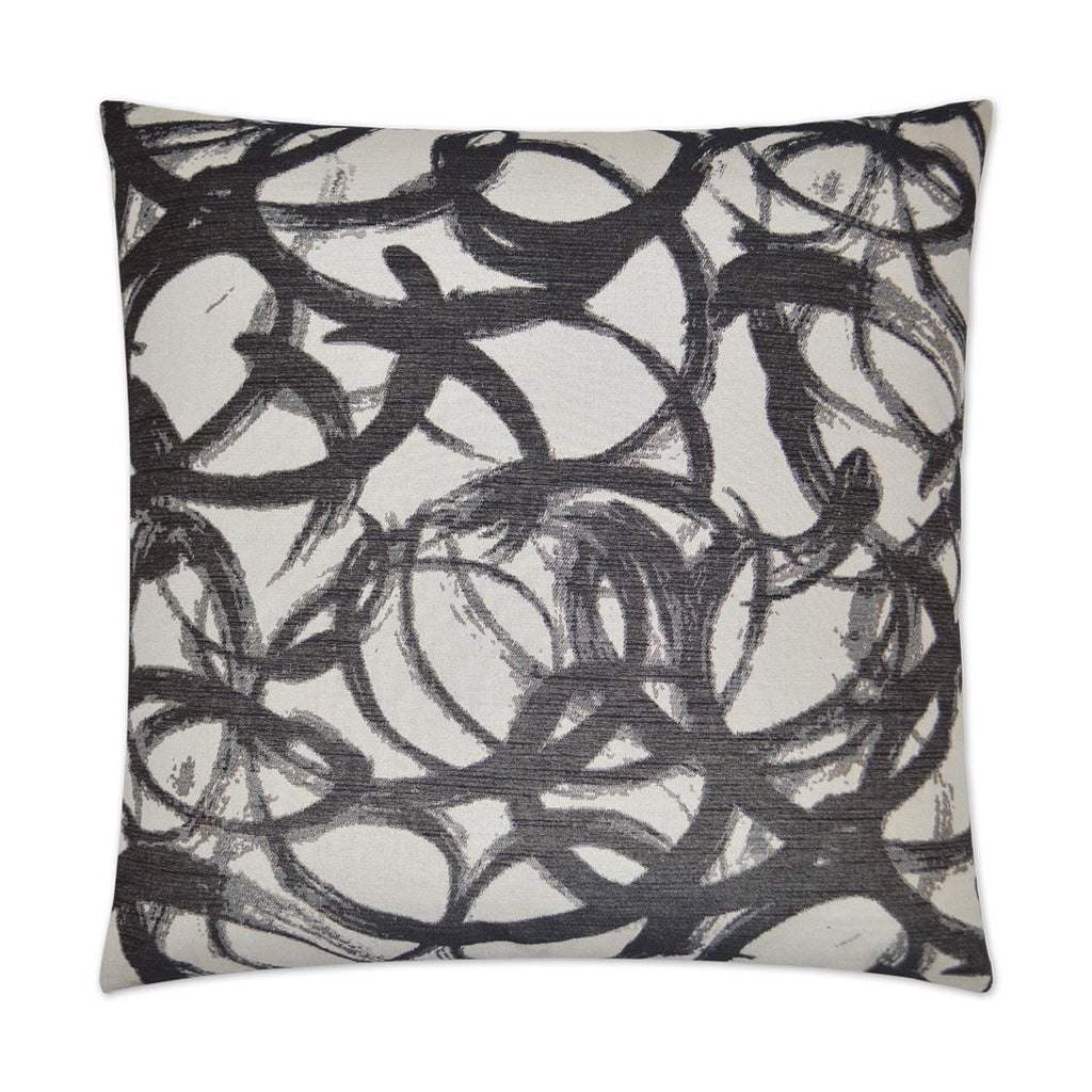 D.V. Kap Home Swoosh Modern, Abstract 24" x 24" Pillow Cover