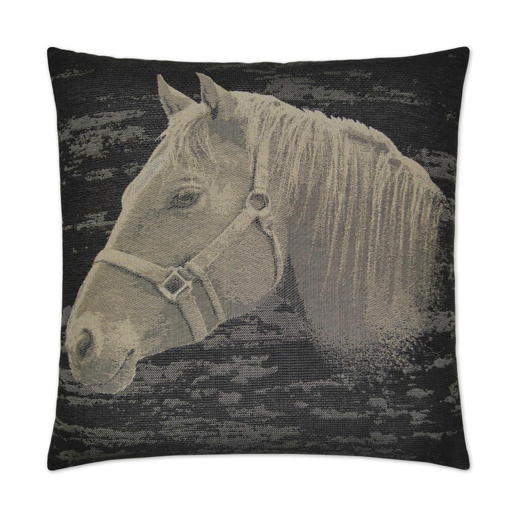 D.V. Kap Home Mister Ed Black 24" x 24" Pillow Cover