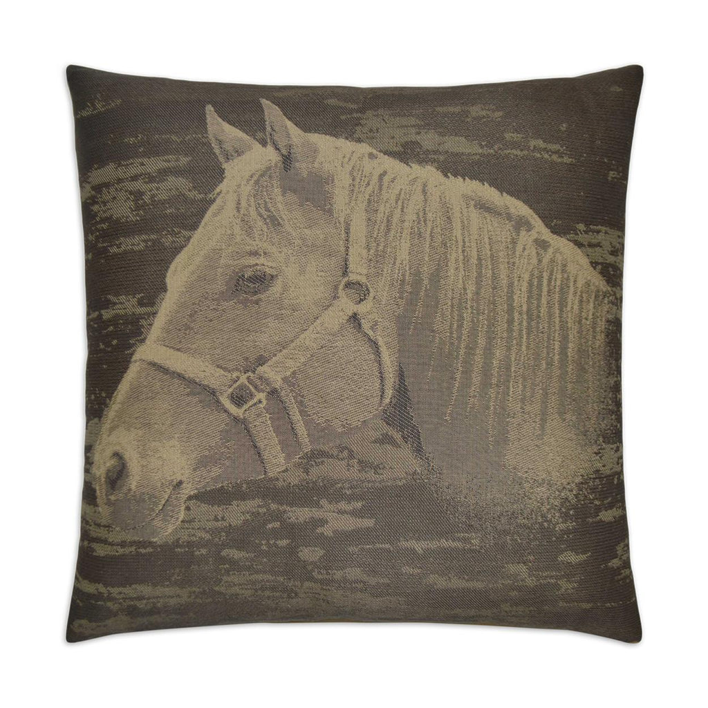 D.V. Kap Home Mister Ed Brown 24" x 24" Pillow Cover