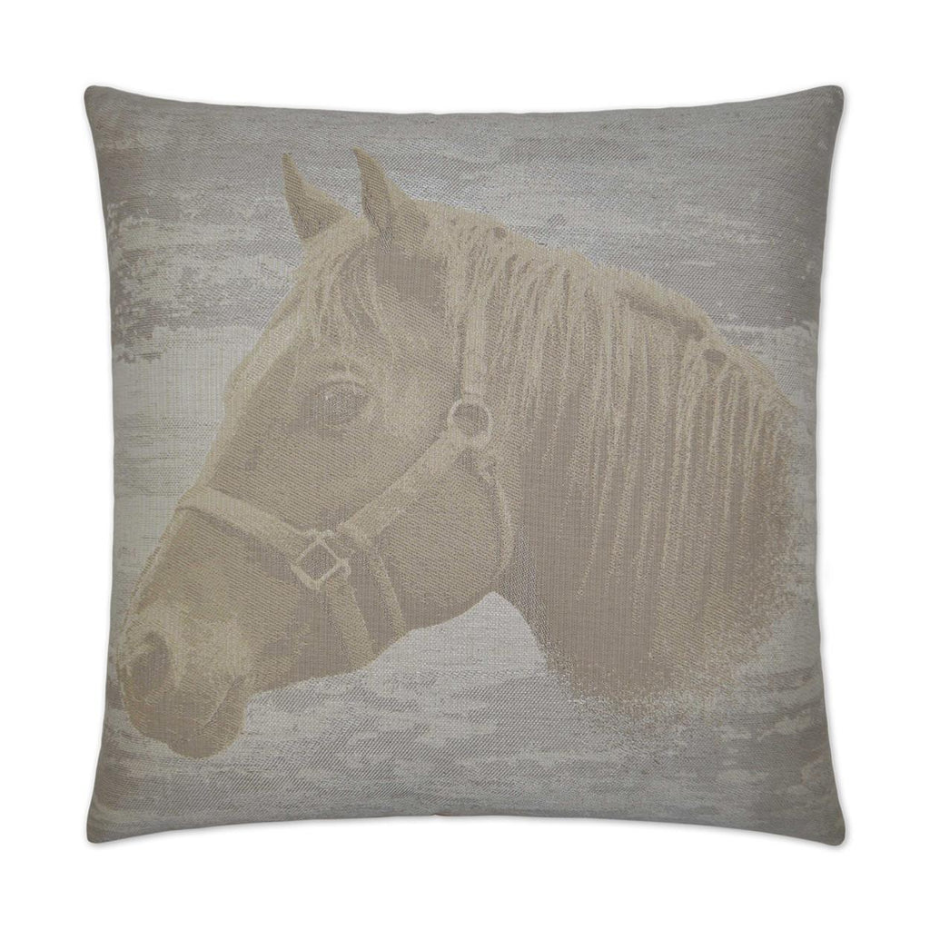 D.V. Kap Home Mister Ed Ivory 24" x 24" Pillow Cover