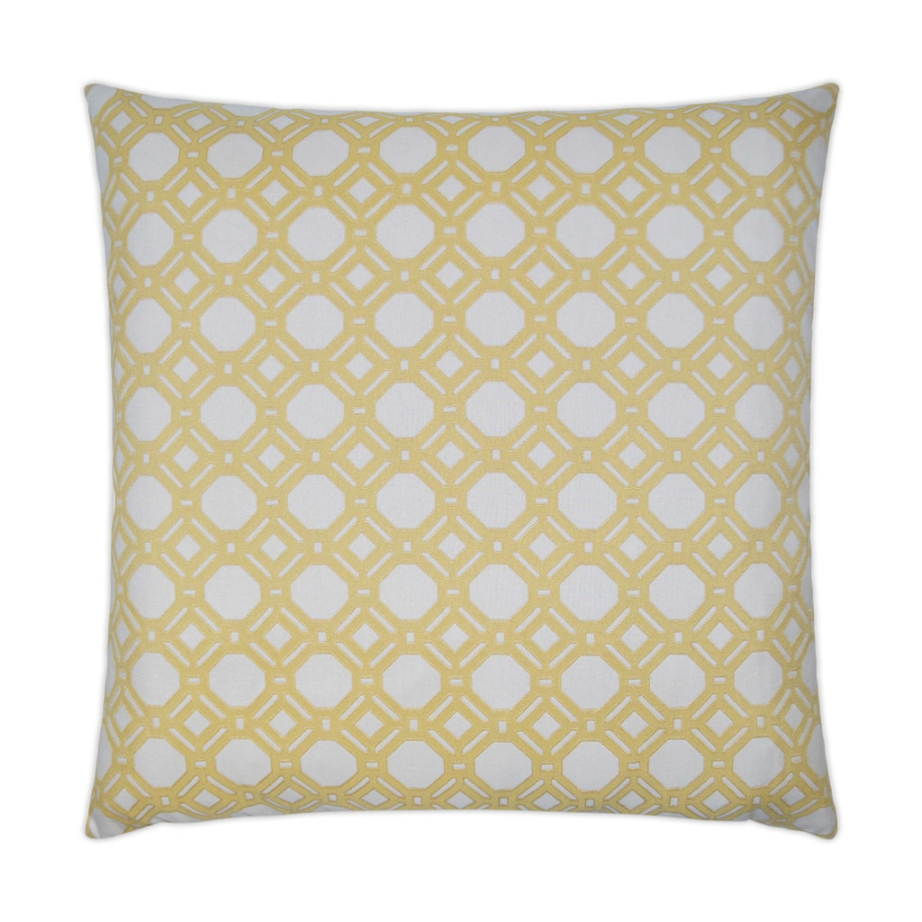 D.V. Kap Home Level Off Yellow 24" x 24" Pillow Cover