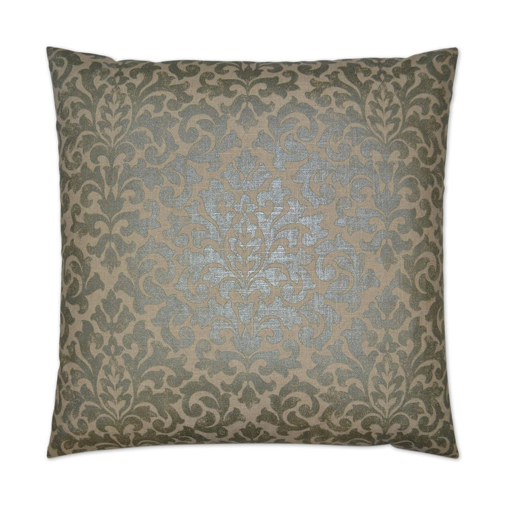 D.V. Kap Home Glam Packed Pewter 24" x 24" Pillow Cover