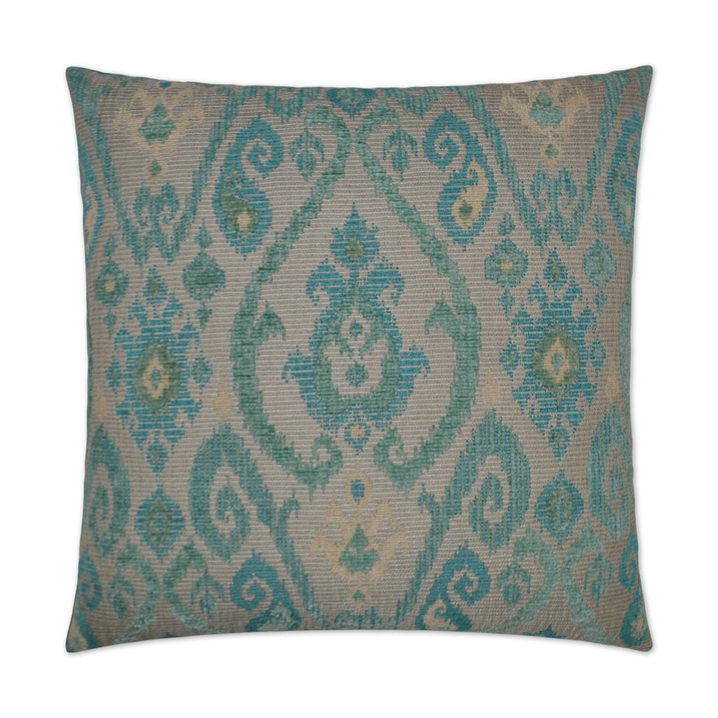 D.V. Kap Home Tobias Aqua 24" x 24" Pillow Cover