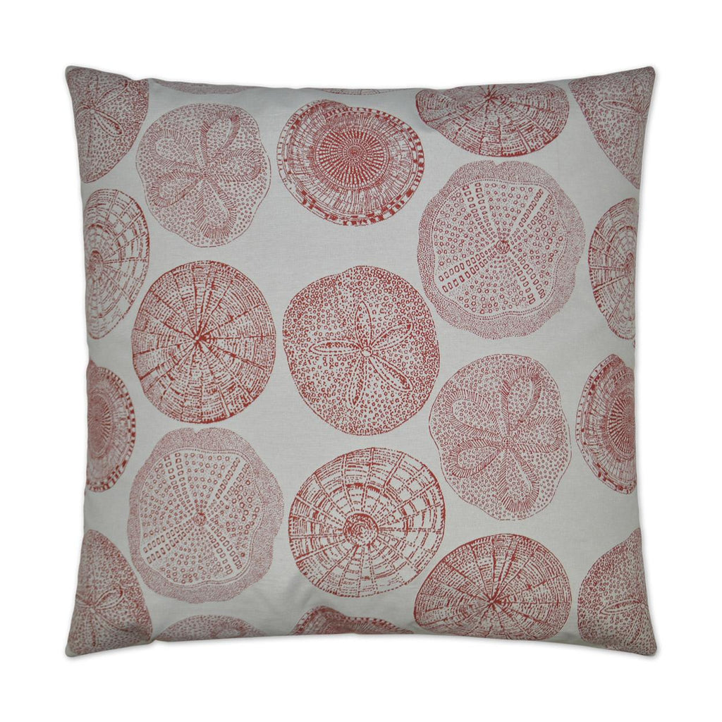 D.V. Kap Home Sand Dollar Red 24" x 24" Pillow Cover