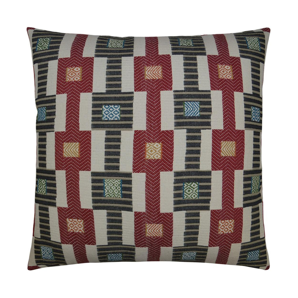 D.V. Kap Home Zanzibar Red 24" x 24" Pillow Cover