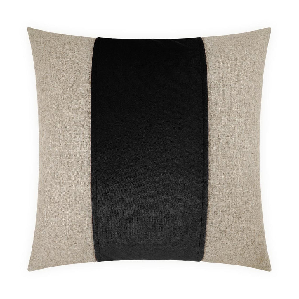 D.V. Kap Home Jefferson Black 24" x 24" Pillow Cover