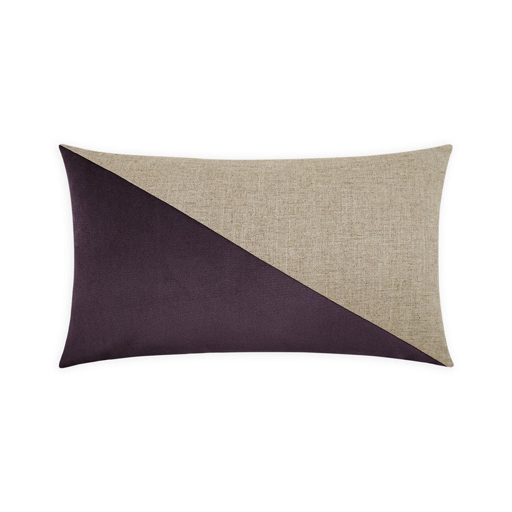 D.V. Kap Home Jefferson Lumbar Amethyst 14" x 24" Pillow Cover