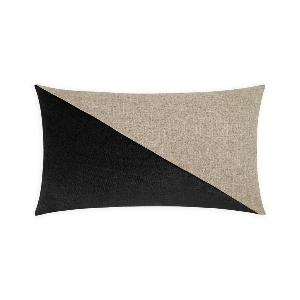 D.V. Kap Home Jefferson Lumbar Black 14" x 24" Pillow Cover