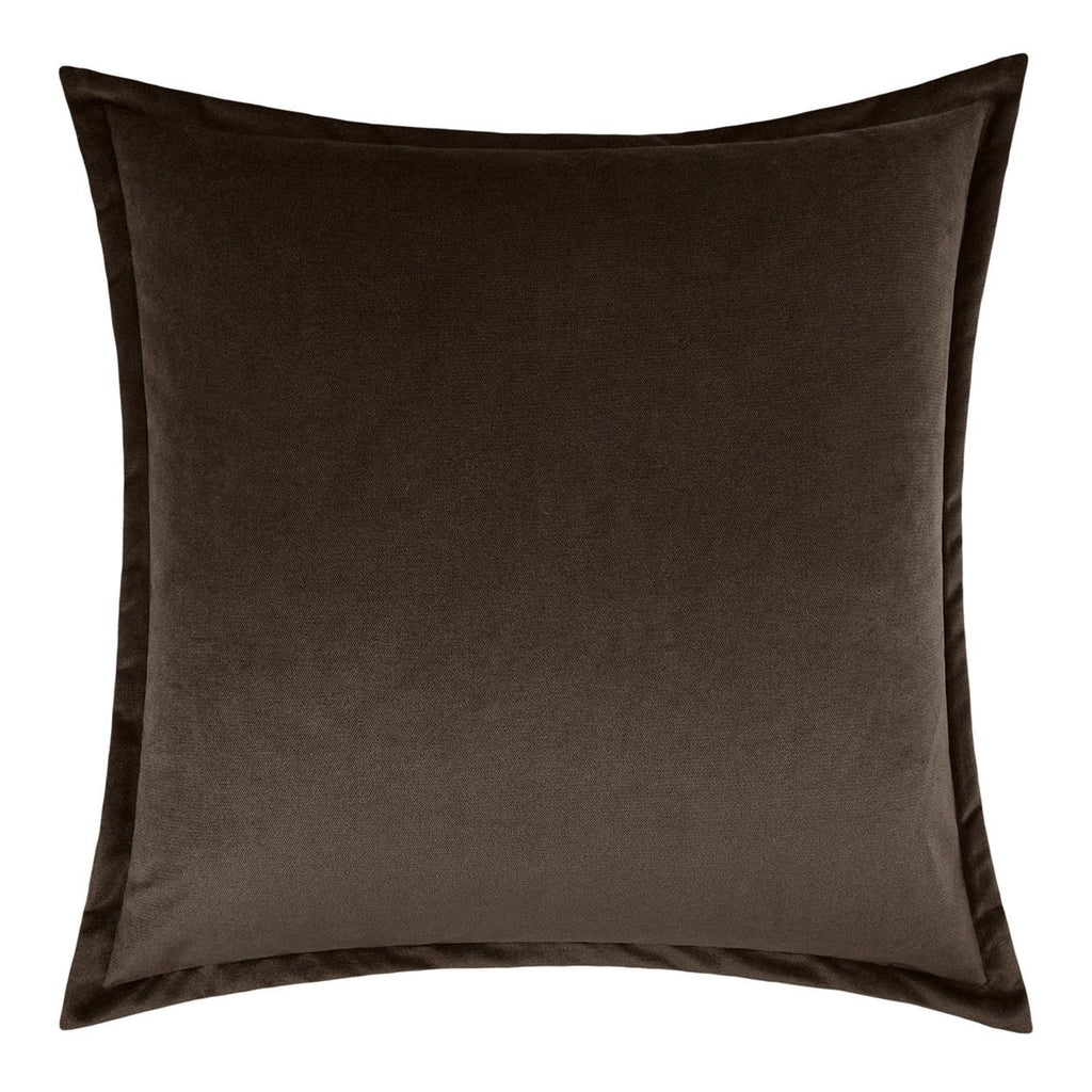 D.V. Kap Home Belvedere Flange Espresso 24" x 24" Pillow Cover