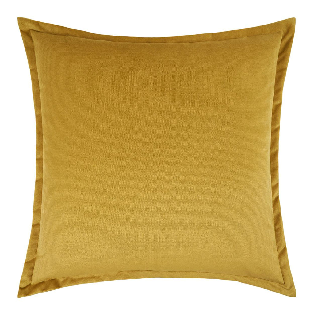 D.V. Kap Home Belvedere Flange Curry 24" x 24" Pillow Cover