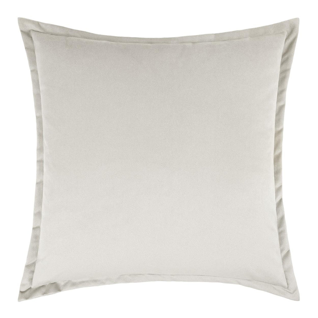 D.V. Kap Home Belvedere Flange Marshmallow 24" x 24" Pillow Cover