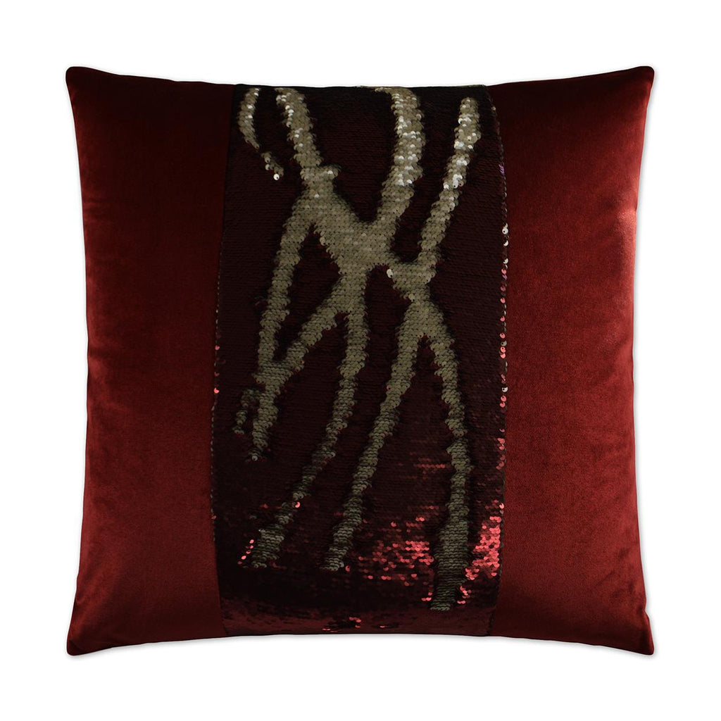 D.V. Kap Home Hylee II Sangria 24" x 24" Pillow Cover