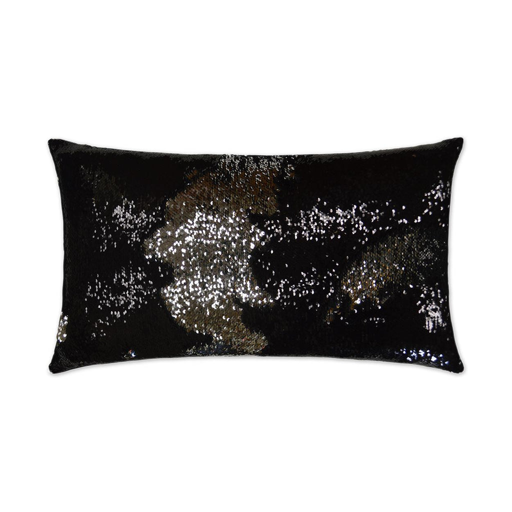 D.V. Kap Home Hylee Lumbar Black/Silver 14" x 24" Pillow Cover