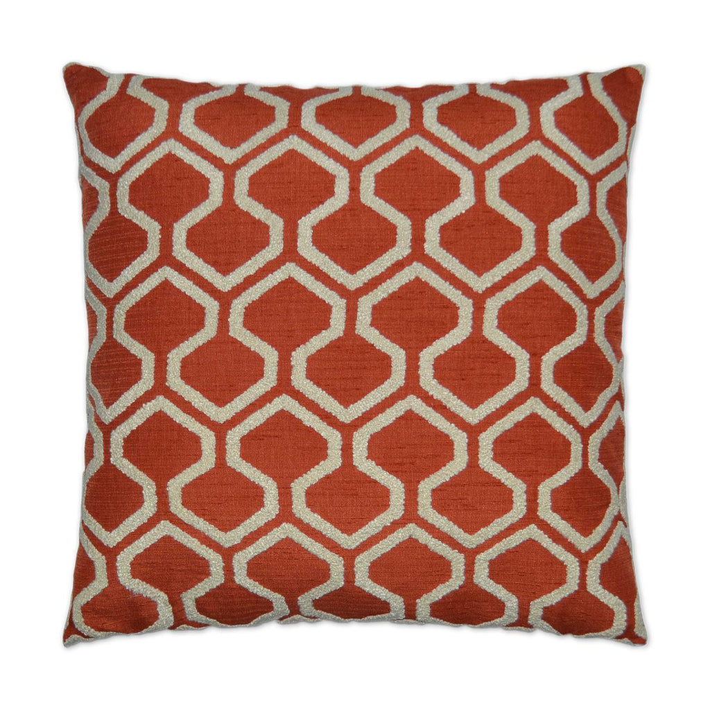 D.V. Kap Home Raw Edges Paprika 24" x 24" Pillow Cover