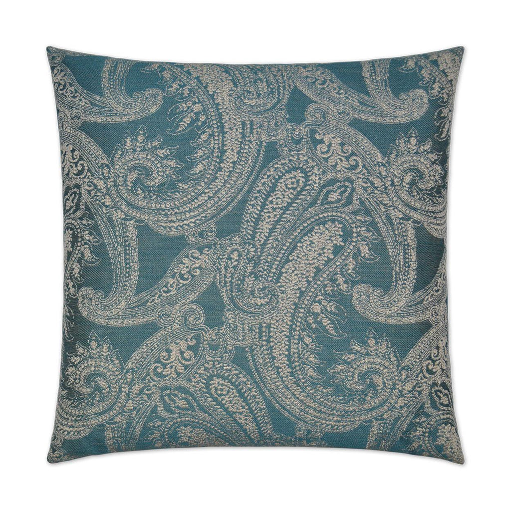 D.V. Kap Home Ravel Turquoise 24" x 24" Pillow Cover