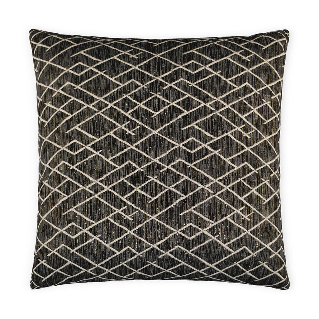 D.V. Kap Home Ritz Glam, Traditional, Geometric 24" x 24" Pillow Cover