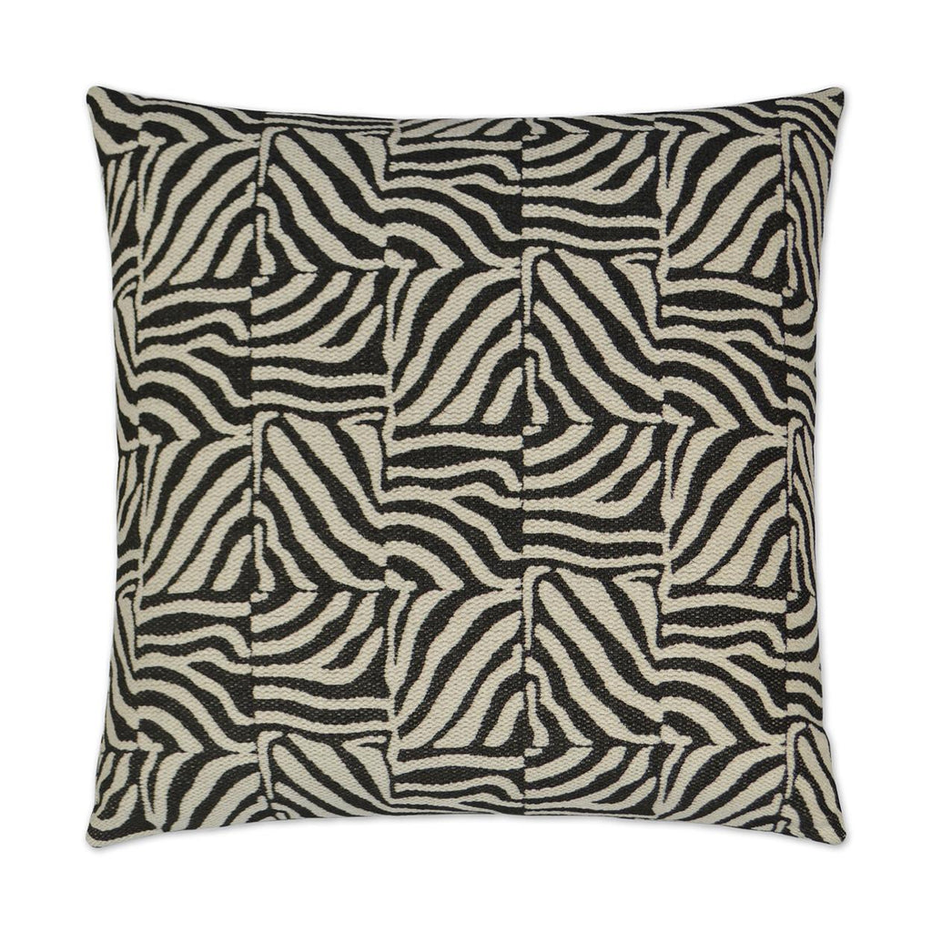 D.V. Kap Home Zimbabwe Black 24" x 24" Pillow Cover