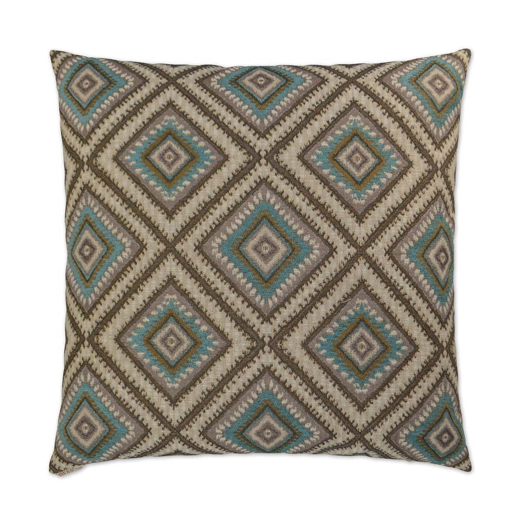 D.V. Kap Home Dakota Turquoise 24" x 24" Pillow Cover