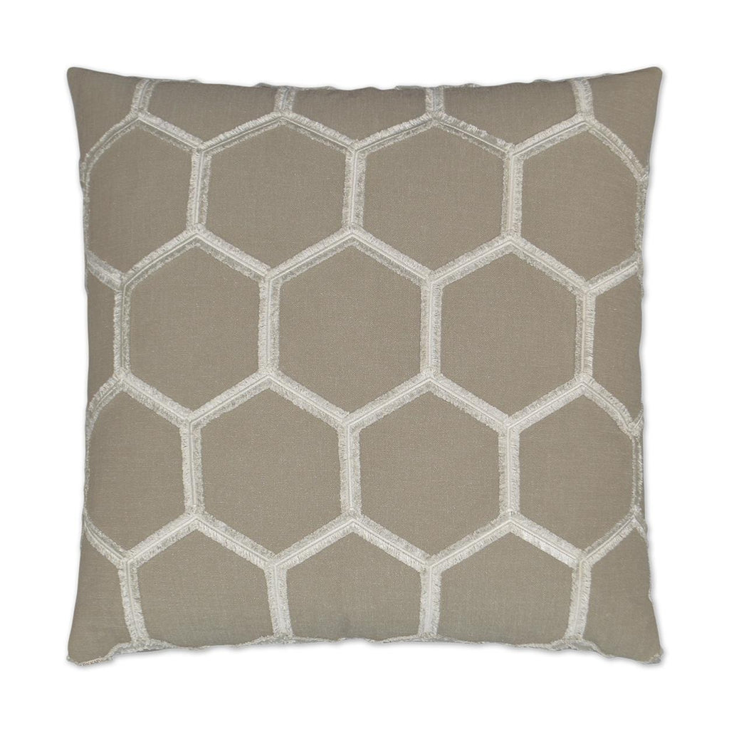 D.V. Kap Home Hex Textured, Geometric 24" x 24" Pillow Cover