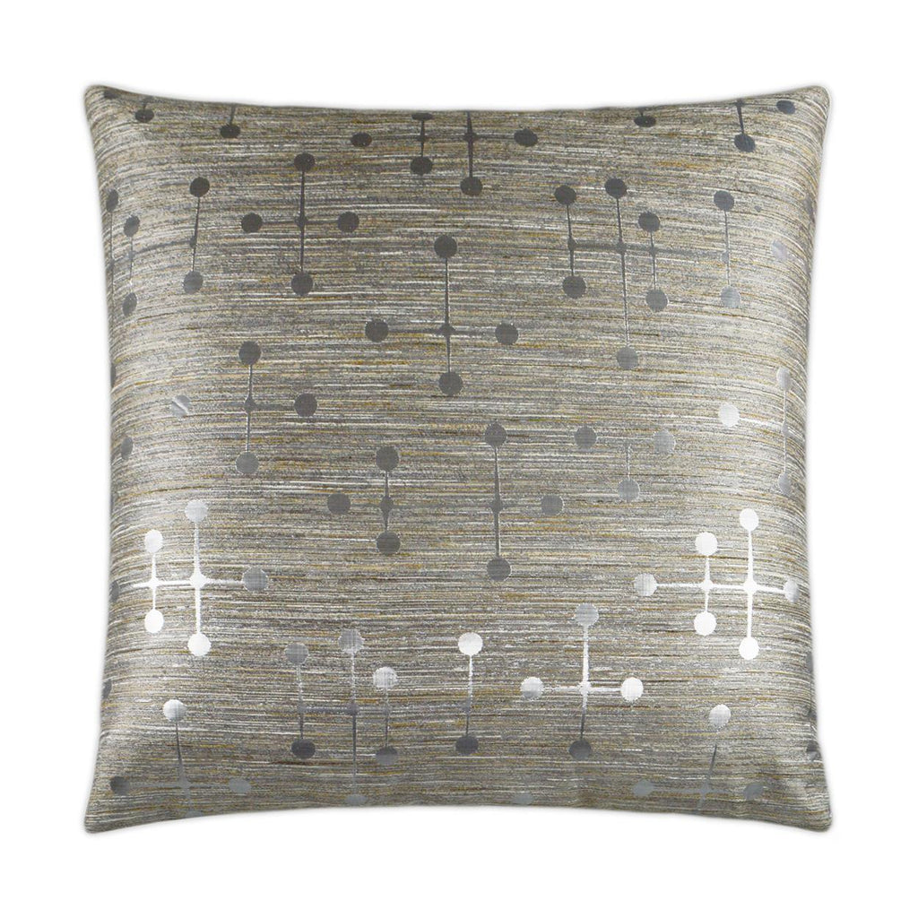 D.V. Kap Home Morse Silver 24" x 24" Pillow Cover