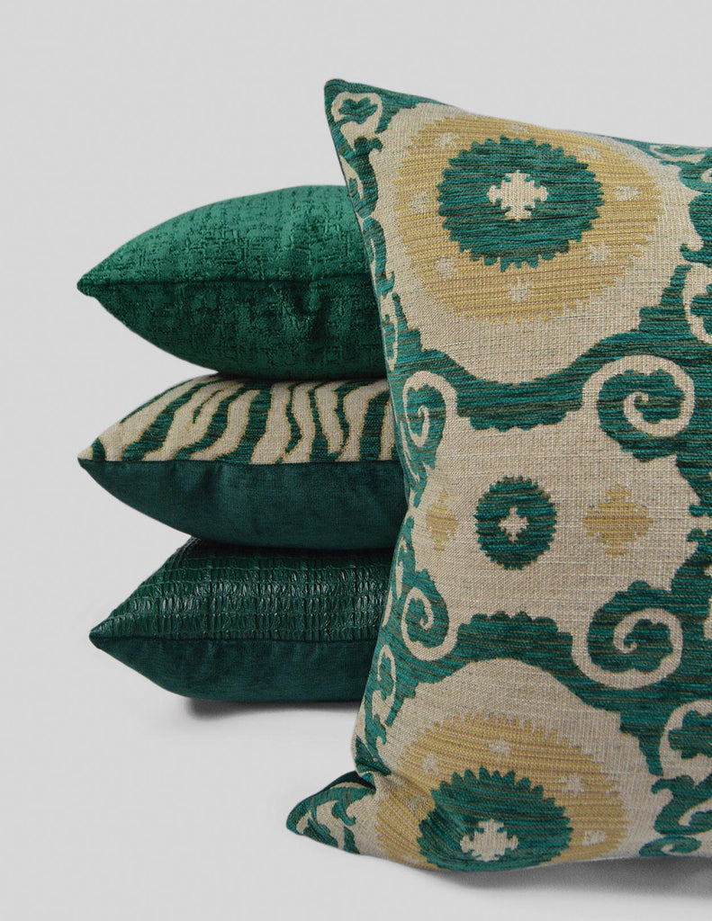 D.V. Kap Home Kenya Emerald 24" x 24" Pillow Cover