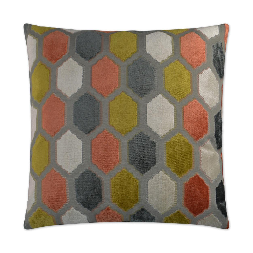 D.V. Kap Home Mallorca Sorbet 24" x 24" Pillow Cover