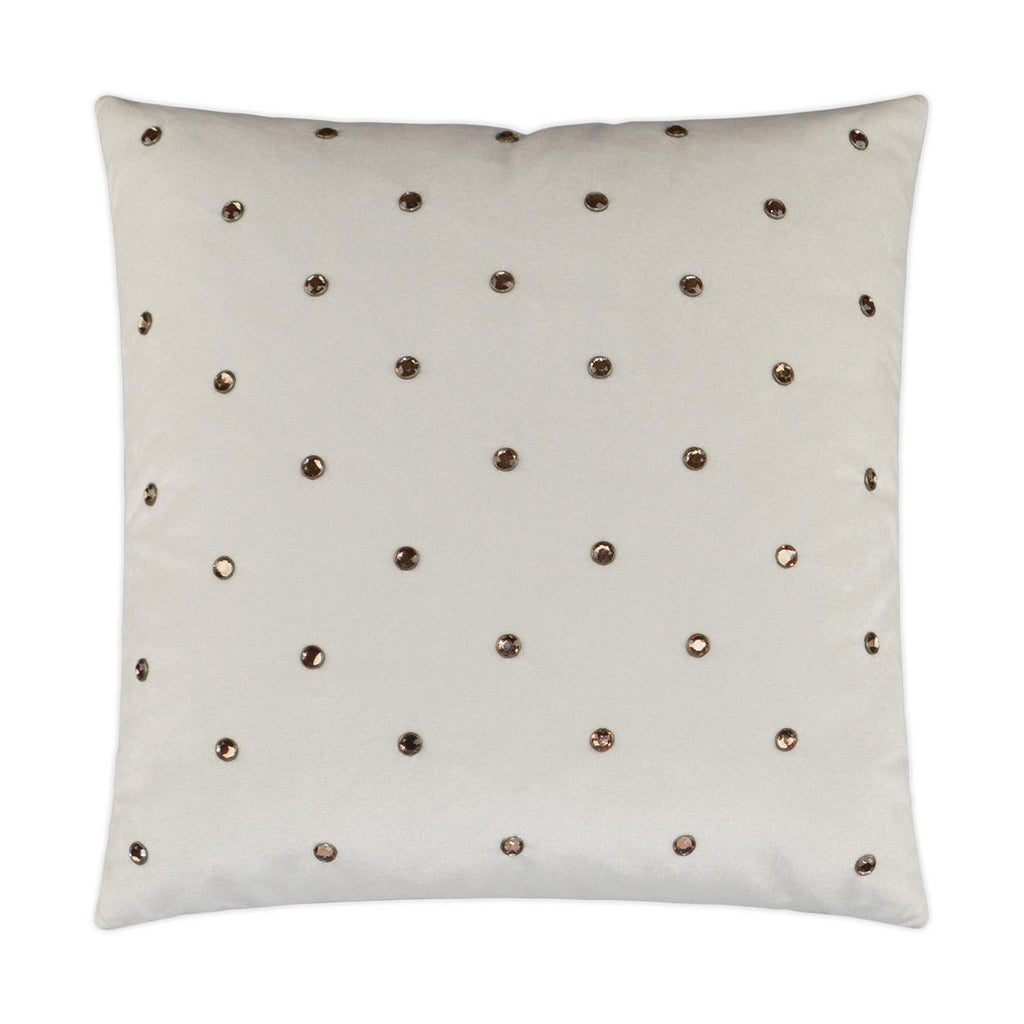 D.V. Kap Home Jewels Ivory 24" x 24" Pillow Cover