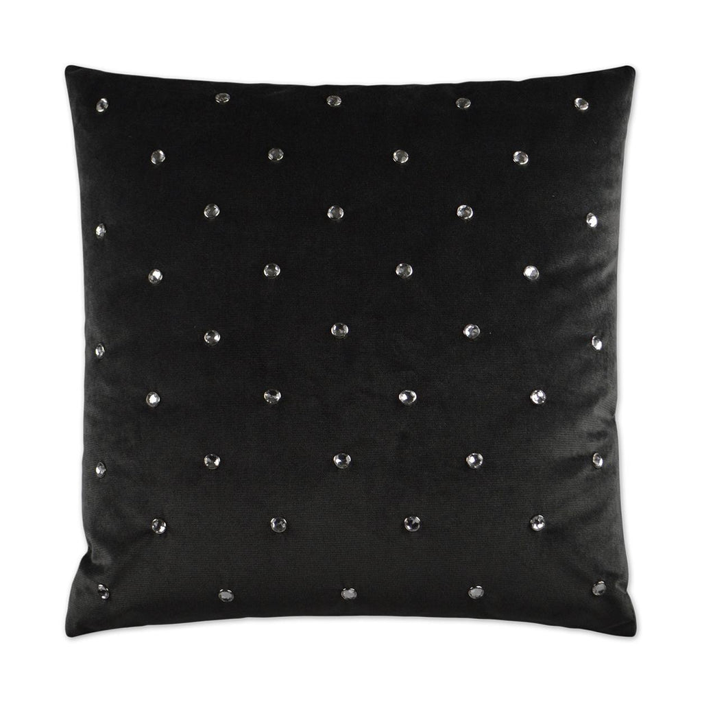 D.V. Kap Home Jewels Charcoal 24" x 24" Pillow Cover