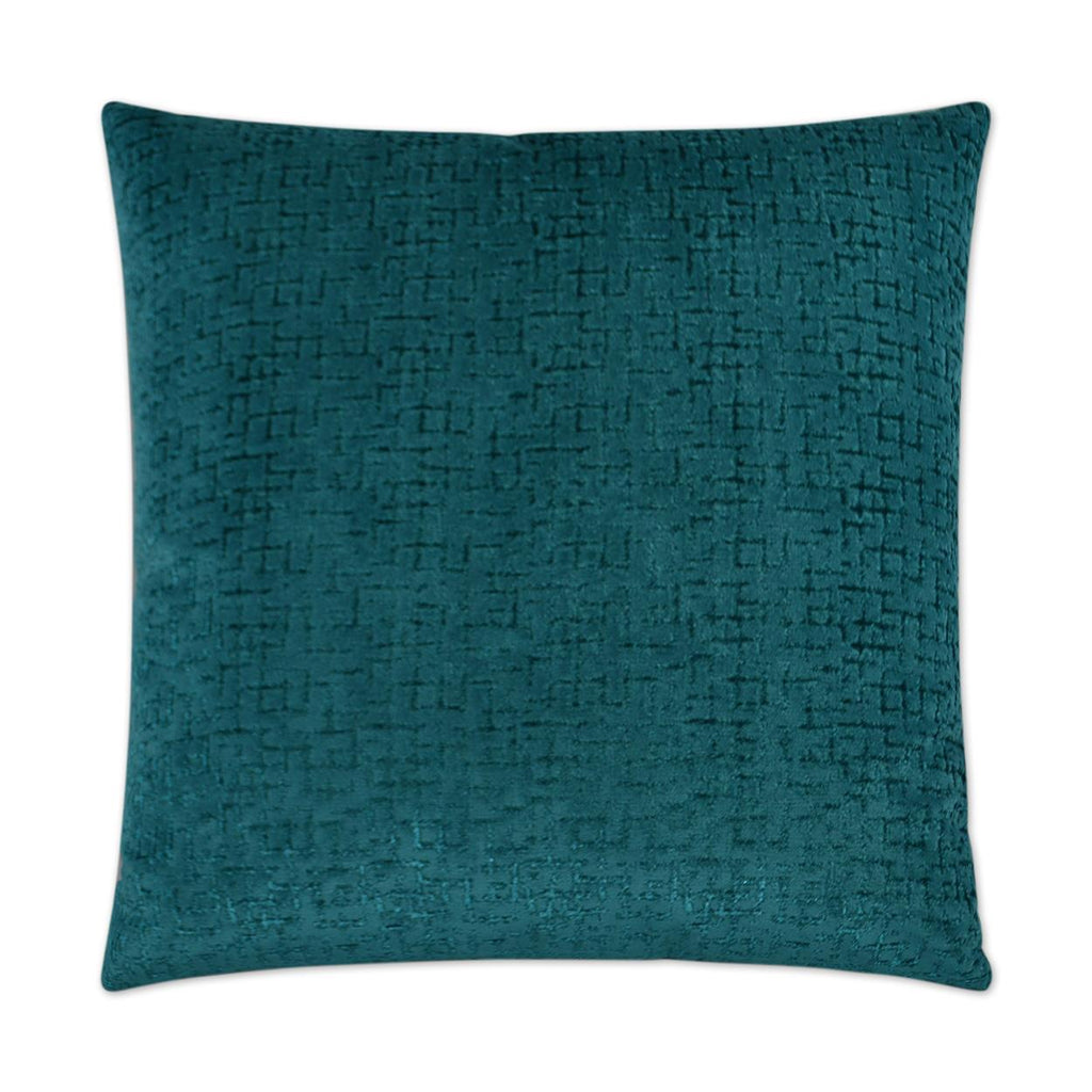 D.V. Kap Home Tetris Peacock 24" x 24" Pillow Cover