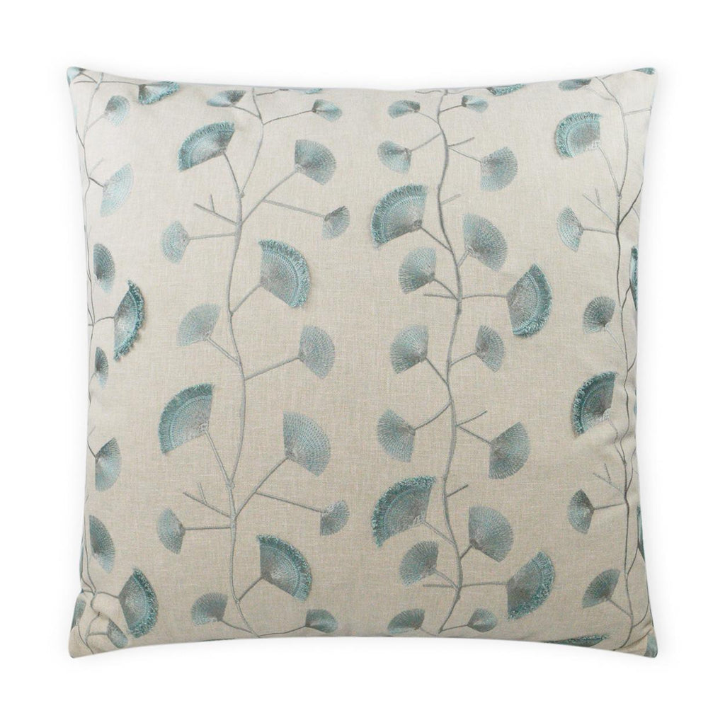 D.V. Kap Home Finchley Aqua 24" x 24" Pillow Cover