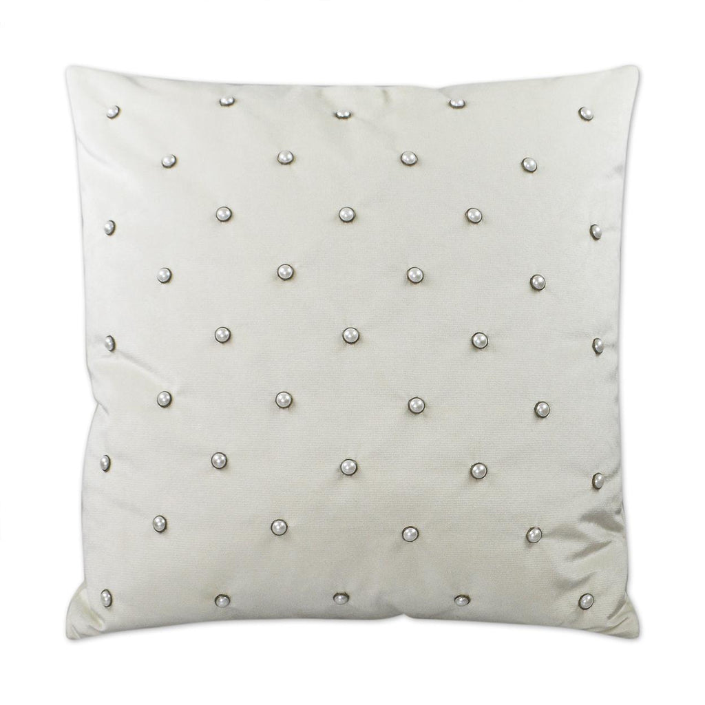 D.V. Kap Home Pearlesque Marshmallow 24" x 24" Pillow Cover