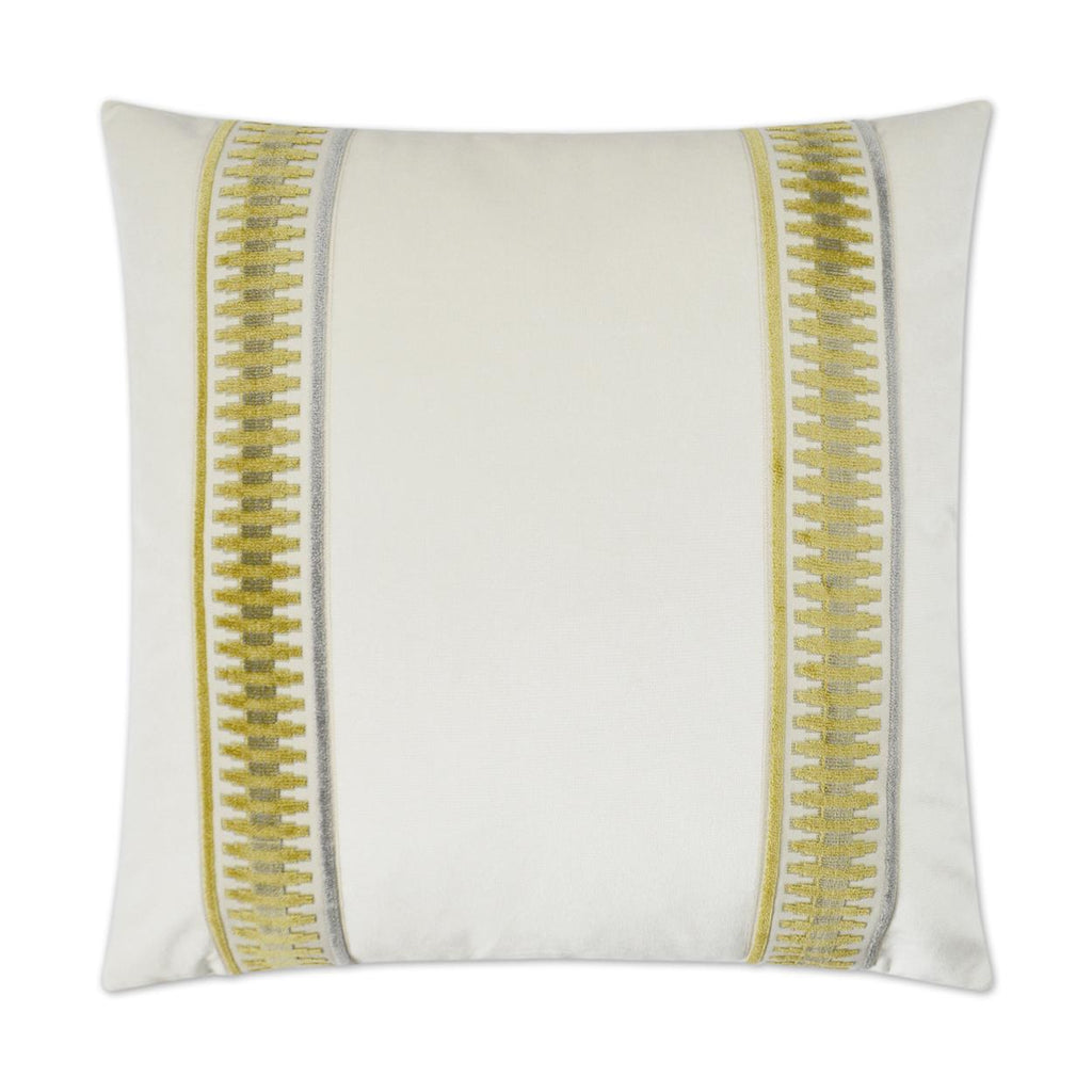 D.V. Kap Home Antibes Yellow 24" x 24" Pillow Cover