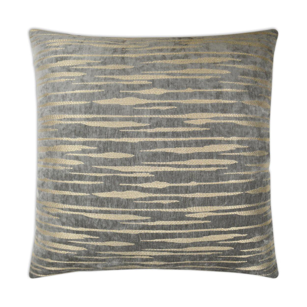 D.V. Kap Home Davos Smoke 24" x 24" Pillow Cover