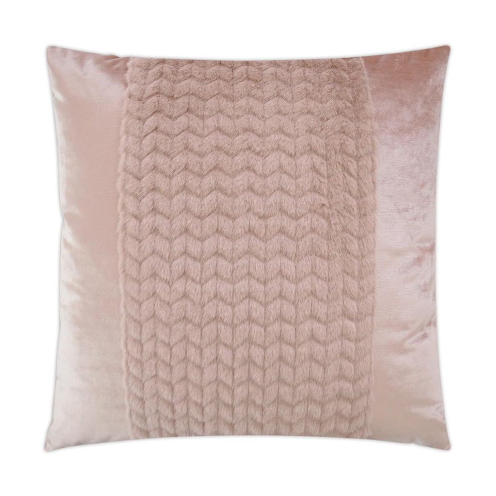 D.V. Kap Home Dainty Band Blush 24" x 24" Pillow Cover