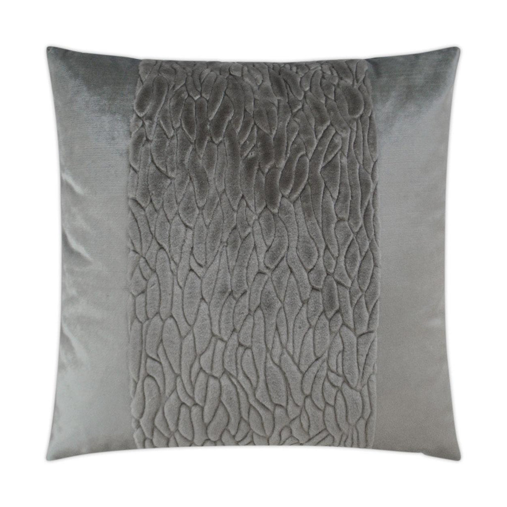 D.V. Kap Home Callard Band Grey 24" x 24" Pillow Cover