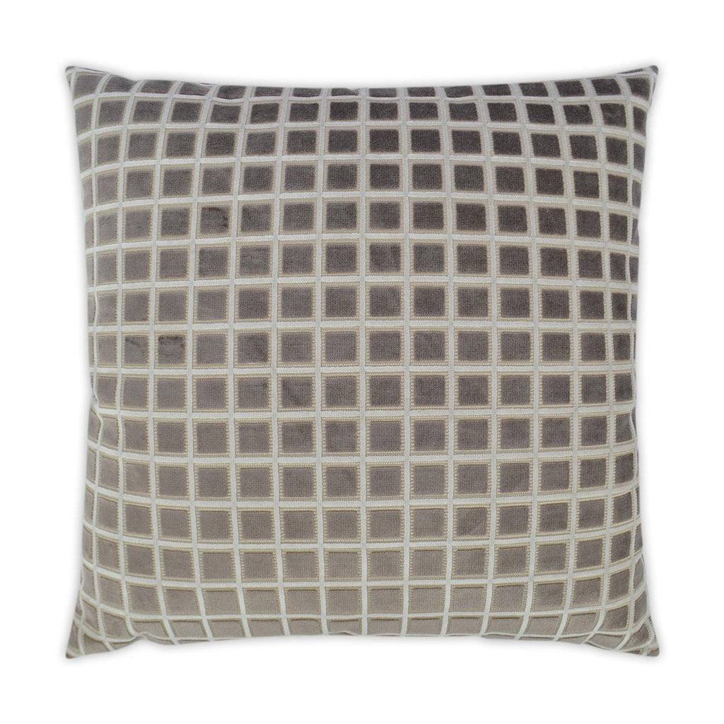 D.V. Kap Home Black Jack Plaid - Check 24" x 24" Pillow Cover