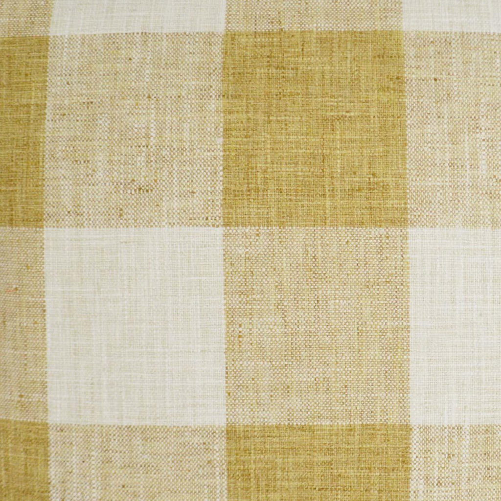 D.V. Kap Home Check Please Yellow  Fabric