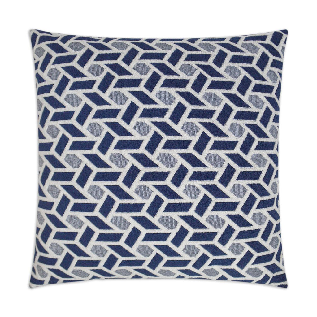 D.V. Kap Home Geo Graphic Navy 24" x 24" Pillow Cover