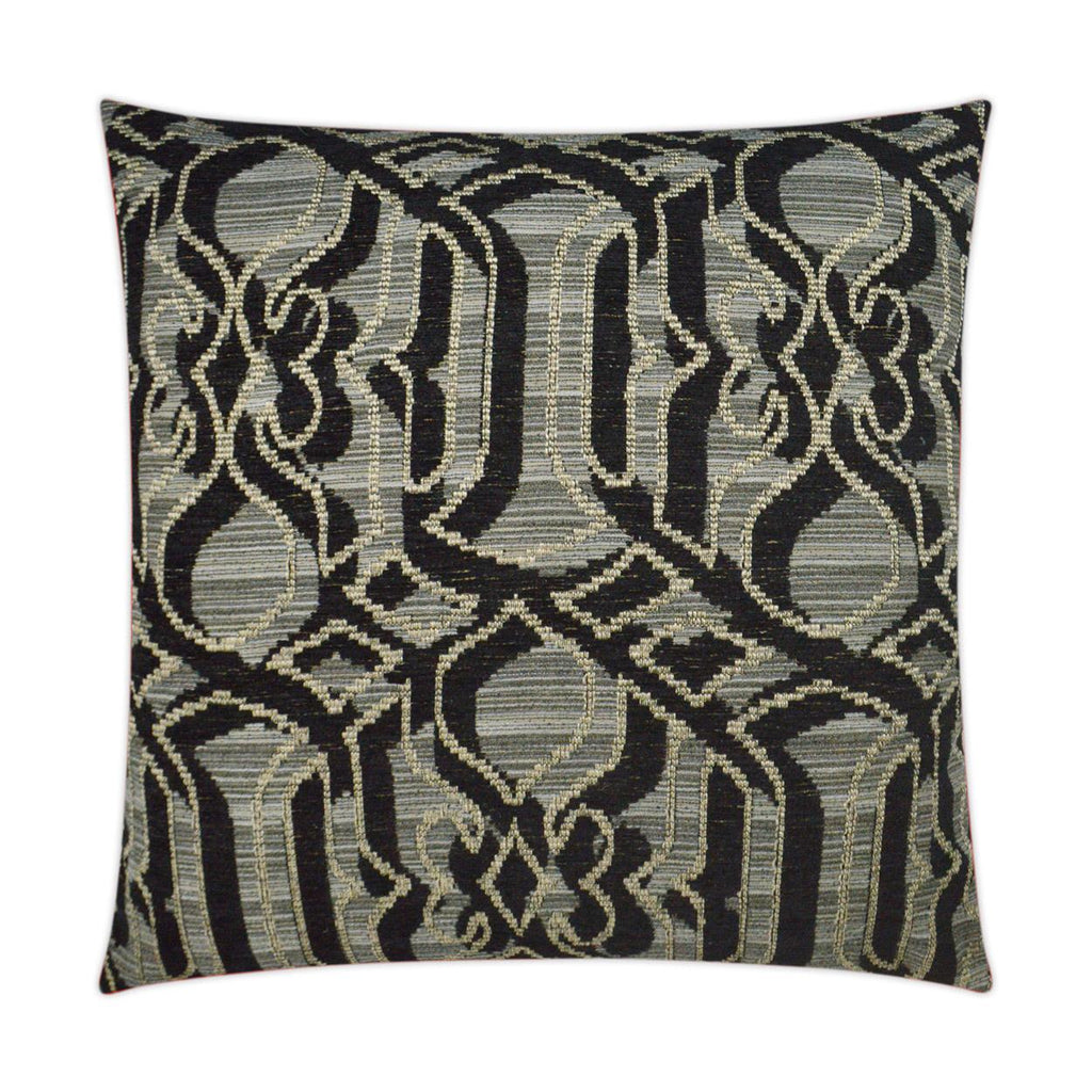 D.V. Kap Home Sesto Black 24" x 24" Pillow Cover