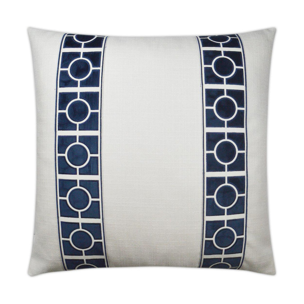 D.V. Kap Home Vendome Blue 24" x 24" Pillow Cover