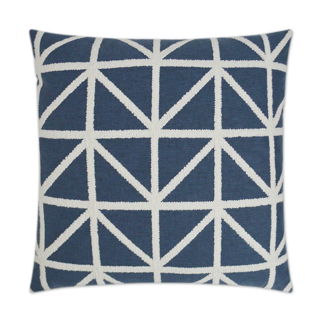 D.V. Kap Home Port Of Call Nautical, Beach, Geometric 24" x 24" Pillow Cover