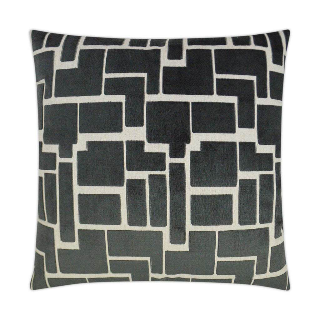 D.V. Kap Home Aura Charcoal 24" x 24" Pillow Cover