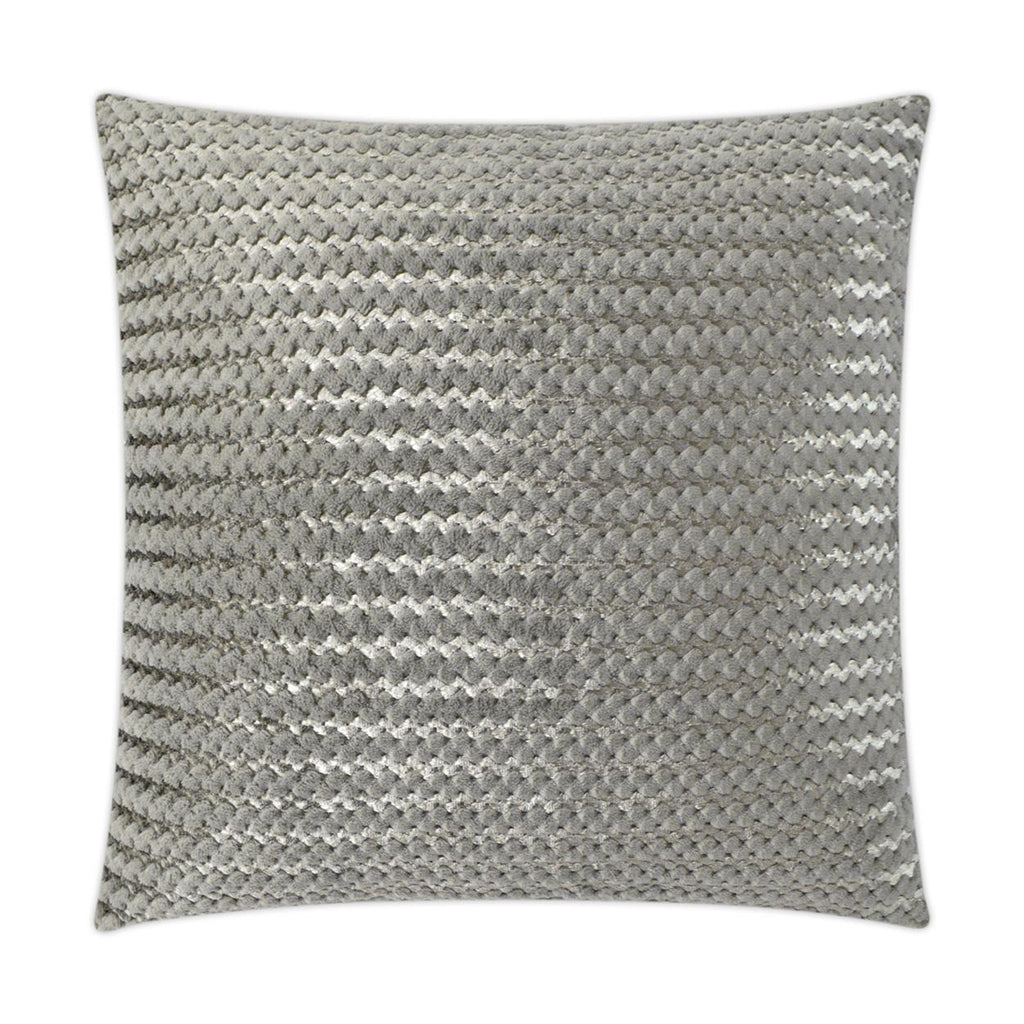 D.V. Kap Home Gene Fur Grey 24" x 24" Pillow Cover