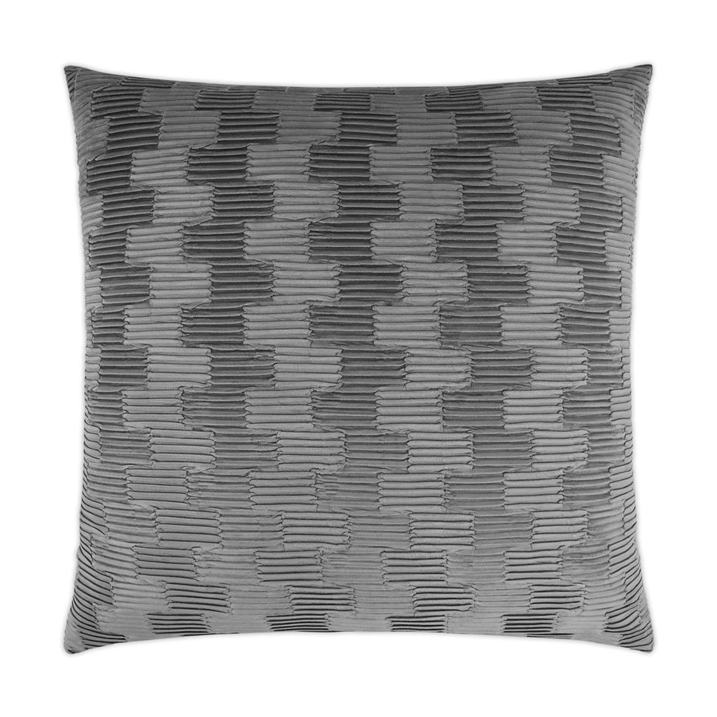 D.V. Kap Home Ruche Slate 24" x 24" Pillow Cover