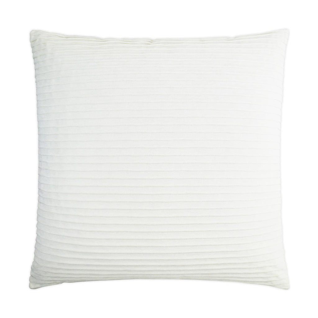 D.V. Kap Home Pleatte Coconut 24" x 24" Pillow Cover