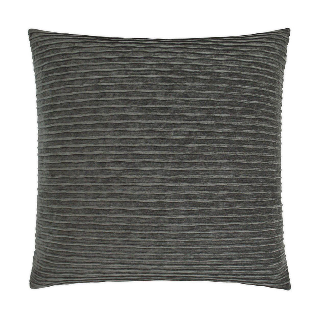 D.V. Kap Home Pleatte Grey 24" x 24" Pillow Cover