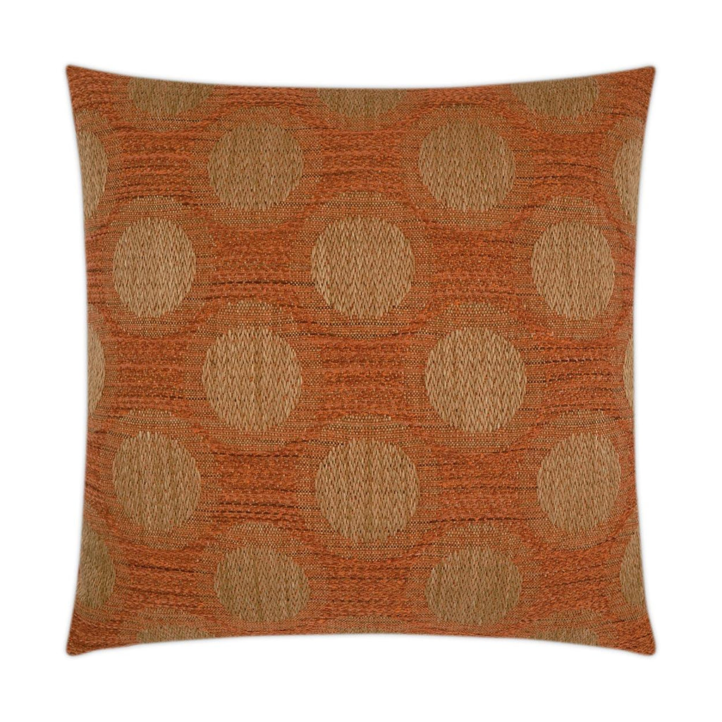 D.V. Kap Home Hemisphere Transitional, Circular - Dots, Global 24" x 24" Pillow Cover